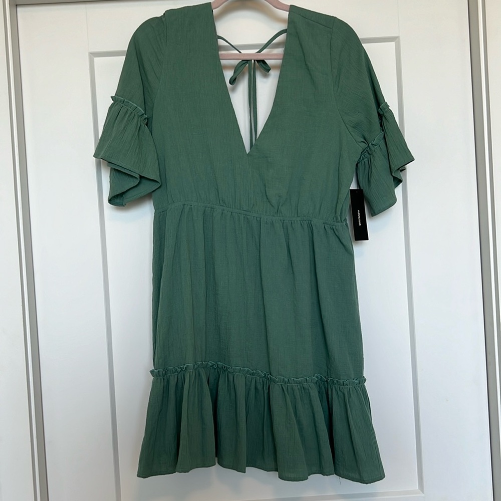 Lulu's Green Mini Dress